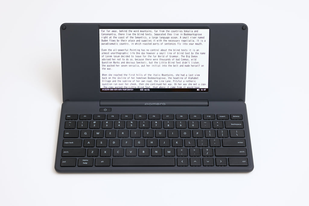 pomera - Full-Suite Typewriter For Focused Writing Includes Screen Protector Film